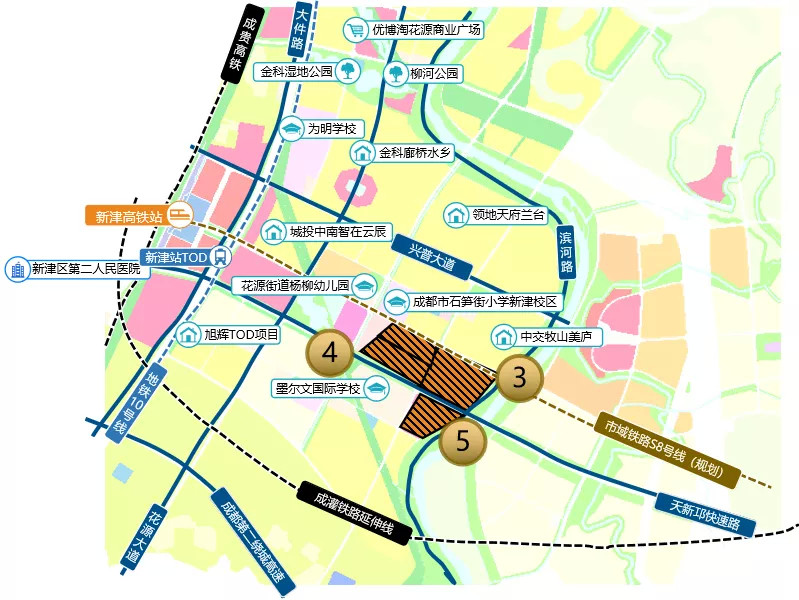 新規劃來了11宗土地將入市新津站tod公園片區釋放投資機會