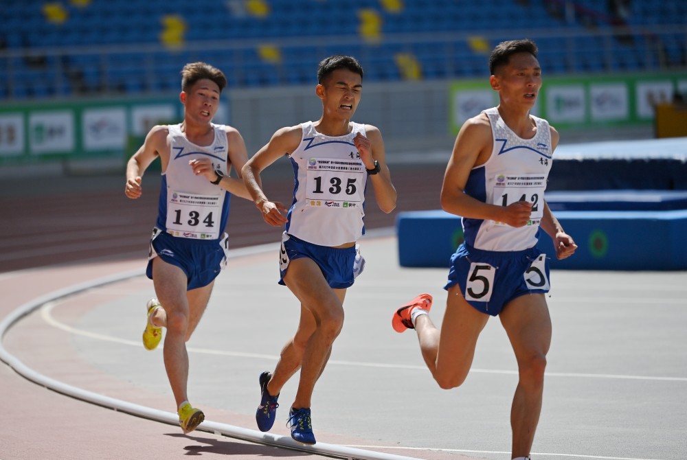 (体育)田径——全运会测试赛:男子10000米赛况