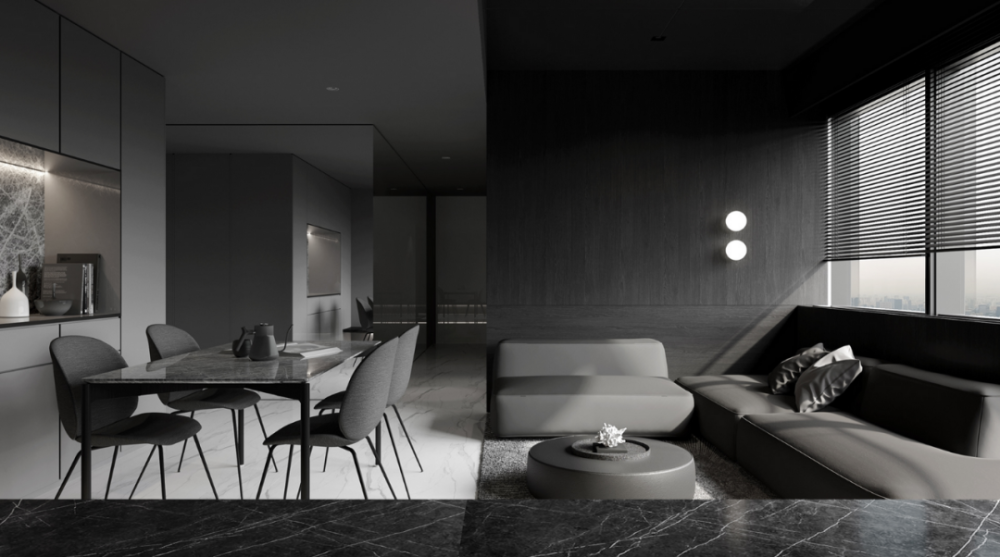 极简黑色格调居所克制与理性的结合人与空间该如何相处