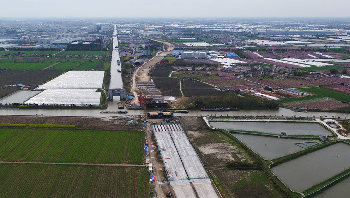 今年10月底前沪苏浙交界处的水乡客厅要开工