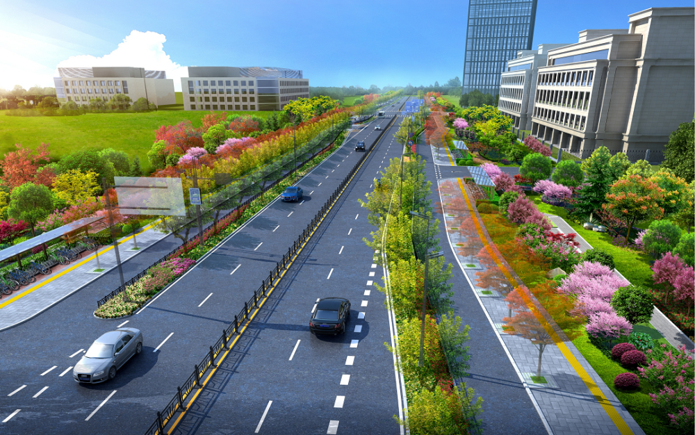 振兴路提升改造效果图.