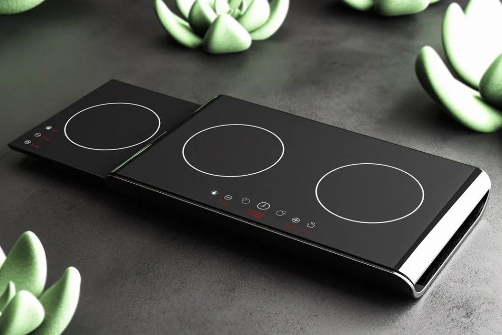 设计博闻便携性滑出式电磁炉