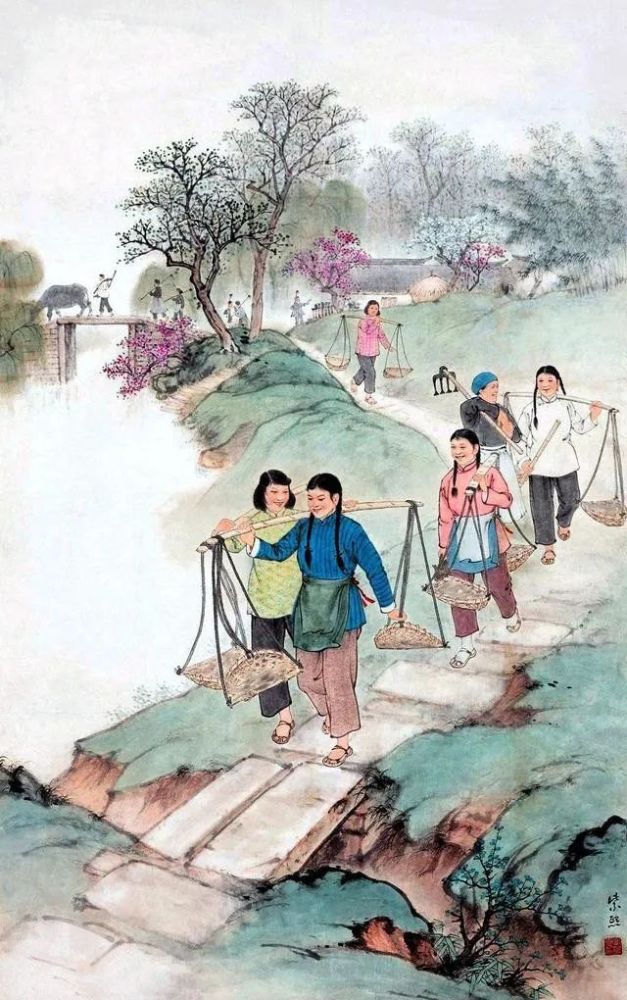 五六十年代春耕图又是一年春耕时