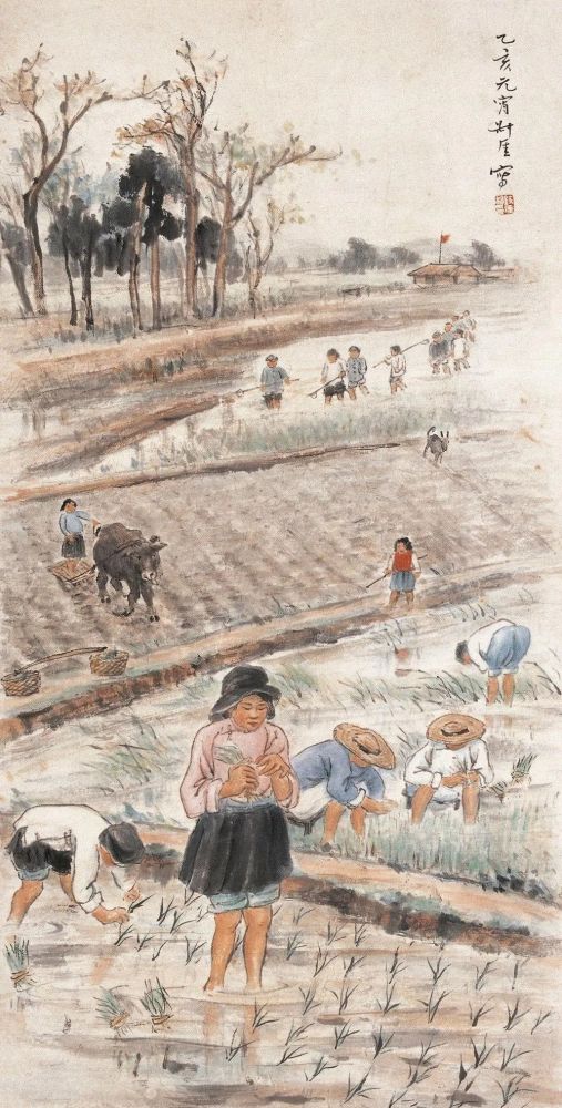 五六十年代春耕图又是一年春耕时