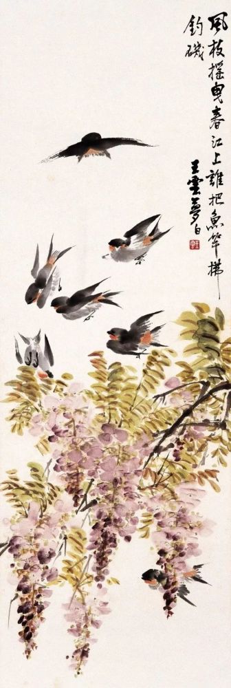 十大名家画紫藤,太美了!