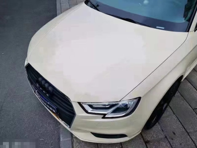 奥迪a3改色撒哈拉黄 年轻的气息就是这么与众不同