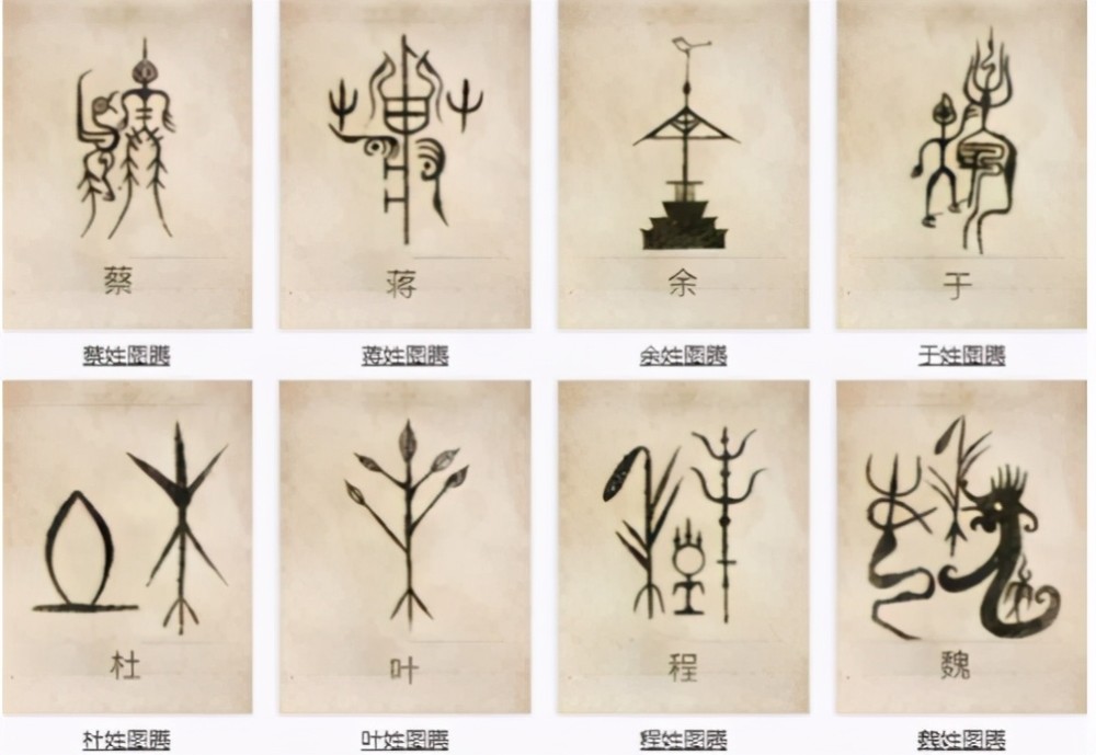 竟然连姓氏也有图腾图腾代表着什么