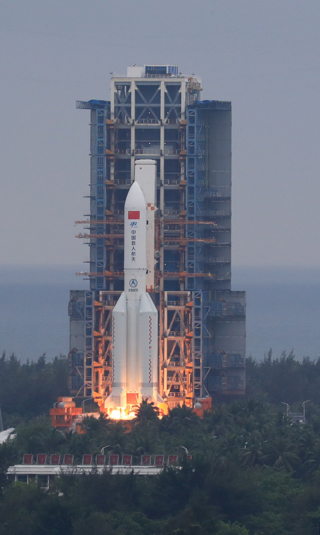 (科技)中国空间站天和核心舱发射任务成功(2)