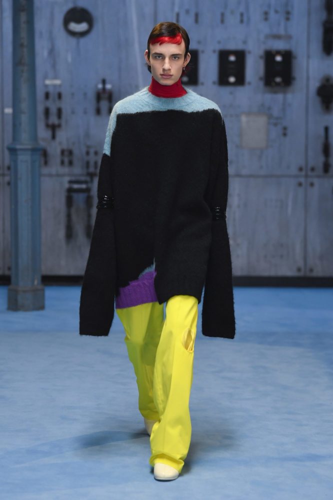 rafsimons2021秋冬超大的另類型格青年