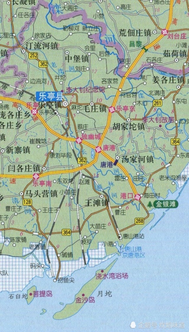 唐山市樂亭縣有挺長一段海岸線,港口,臨港工業園,海濱旅遊景點都在一