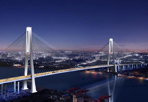 世界第一斜拉桥-杨浦大桥