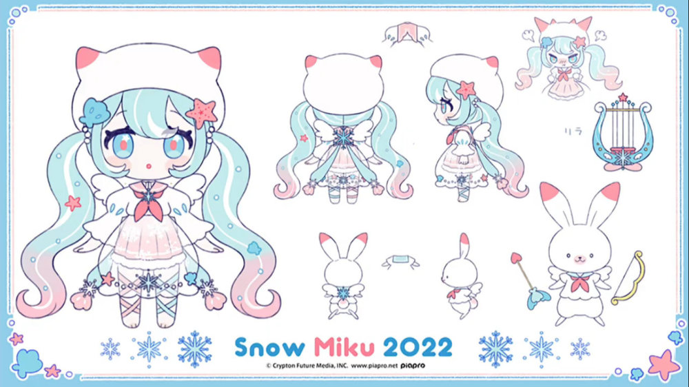 2022年雪初音6套服飾納入候選很多人喜歡2號我偏向6號