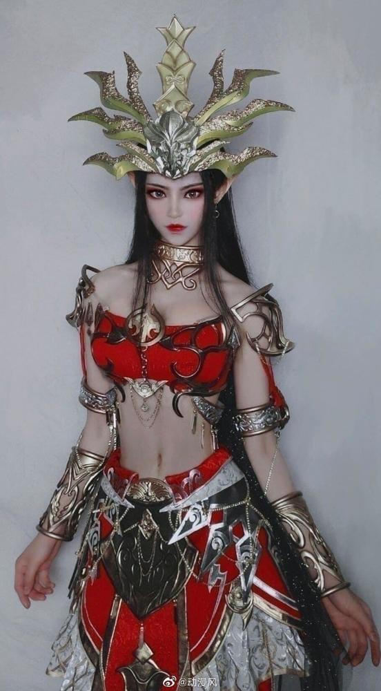 斗破苍穹美杜莎女王神级cos五位小姐姐力作真的神还原