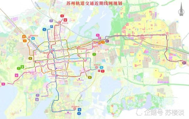 最近,一份苏州高新区(虎丘区)综合交通规划图流传出来.