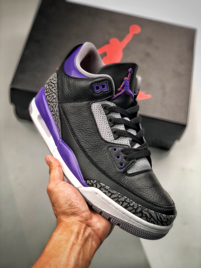 airjordan3courtpurple黑紫葡萄