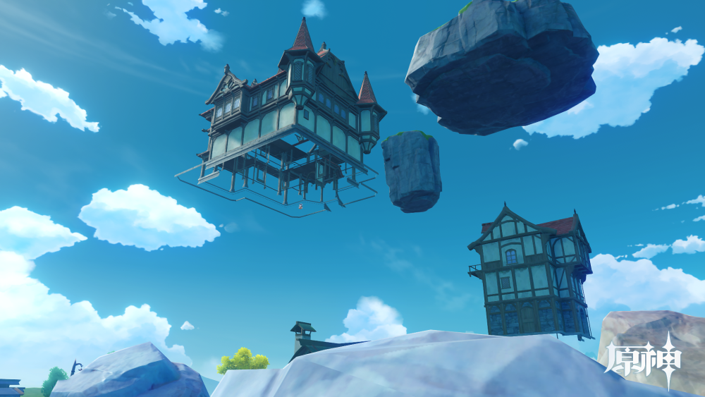 原神家园系统出现浮空bug自制浮空城可以突破高度限制