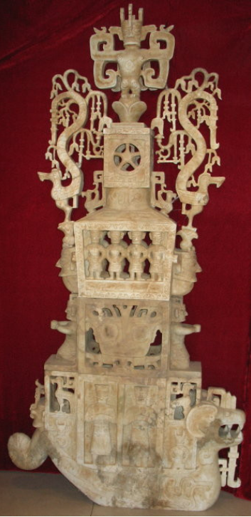 三星堆民间文物有件古玉龙舟专家表示文物真假不好确定