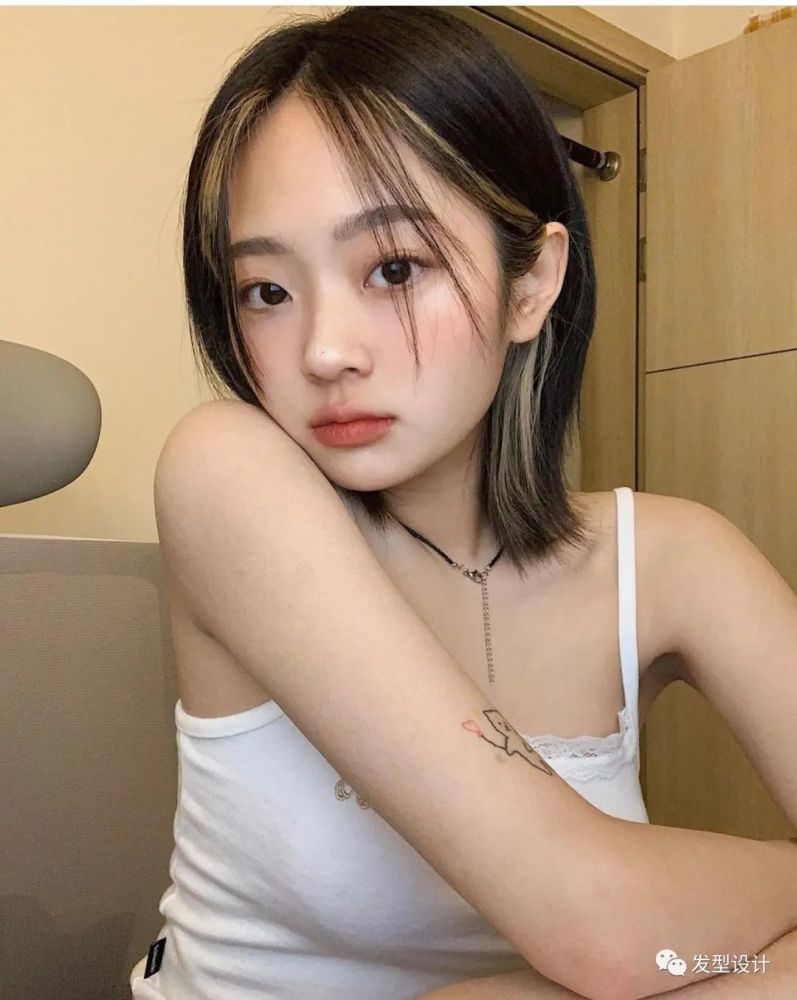 龙须刘海染超有魅力