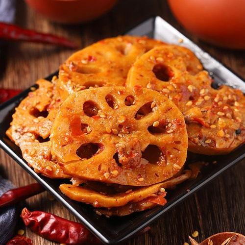 甘河曹老爹美食推荐—香辣脆藕好吃不停