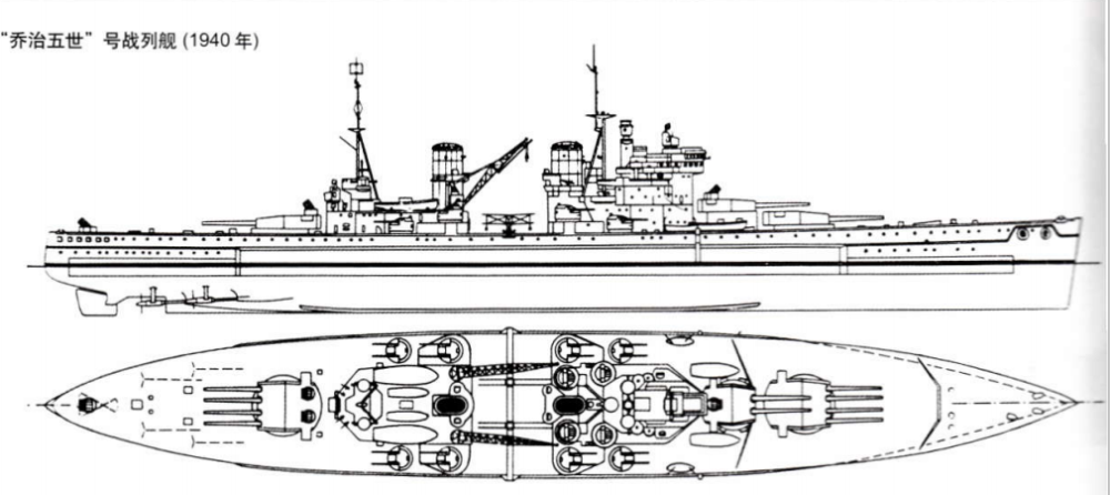 英国二战最现代化的战列舰是同水平中各国最弱的