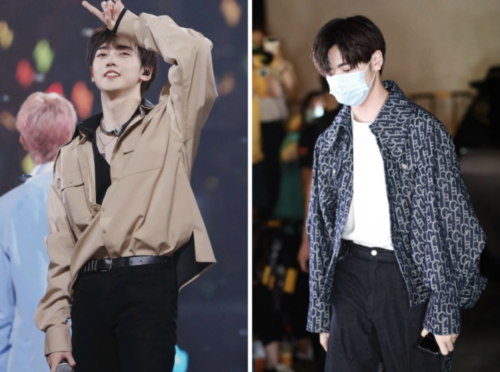 塌房男爱豆,倒是挺会打扮!