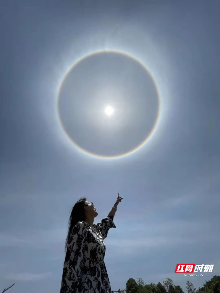 衡阳现"日晕"大片刷爆朋友圈_腾讯新闻