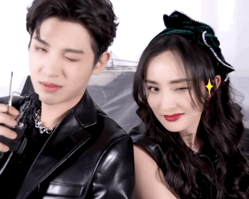 杨幂黄明昊wink,豪门姐弟搭配画面绝美,网友:被他俩撩到了!_腾讯新闻