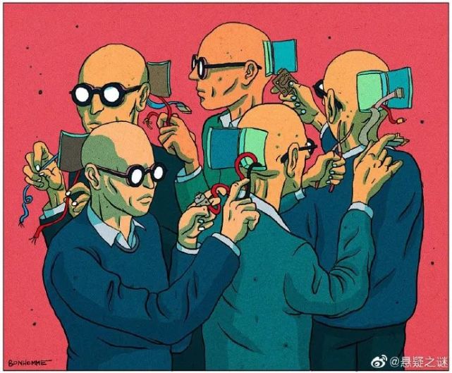 一组深意内涵插画赏析细思恐极啊