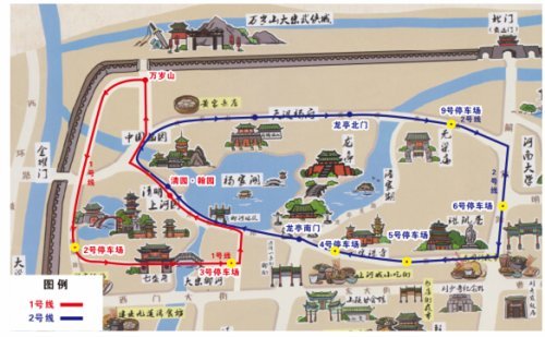 五一小长假开封新增两条旅游线路