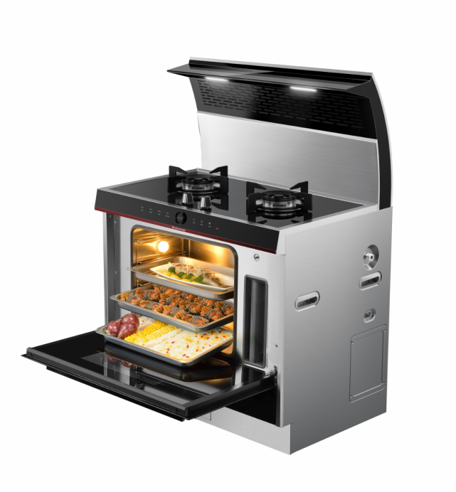 嵌入式蒸箱,火星人集成灶蒸箱,让你吃上有故事的"蒸"味道