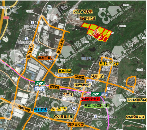 38元/㎡成交总价:220000万元21036号 北碚区蔡家组