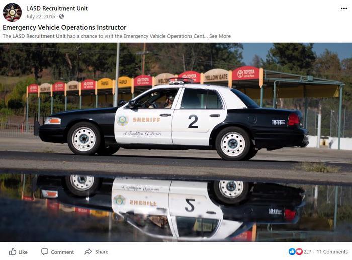 解密洛杉矶县警察局(lasd)车辆应急操作培训中心_腾讯新闻