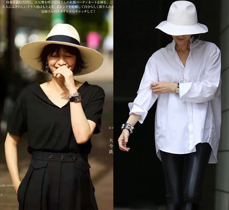 这才是真正的气质 52岁日本模特的极简黑白配穿搭 太值得借鉴了 腾讯新闻