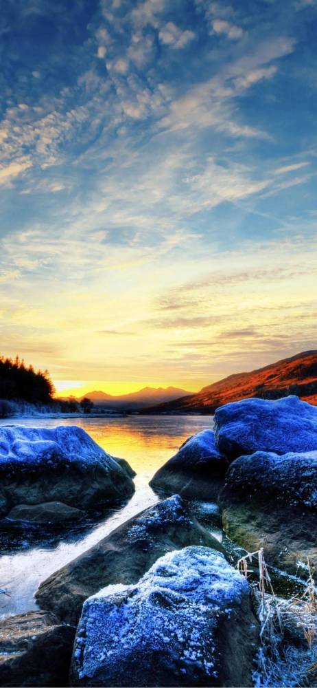 全面屏壁纸手机聊天背景墙