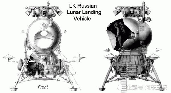lk登月艙為了實現能夠在月面行走,蘇聯星辰設計局還研製出用於月面