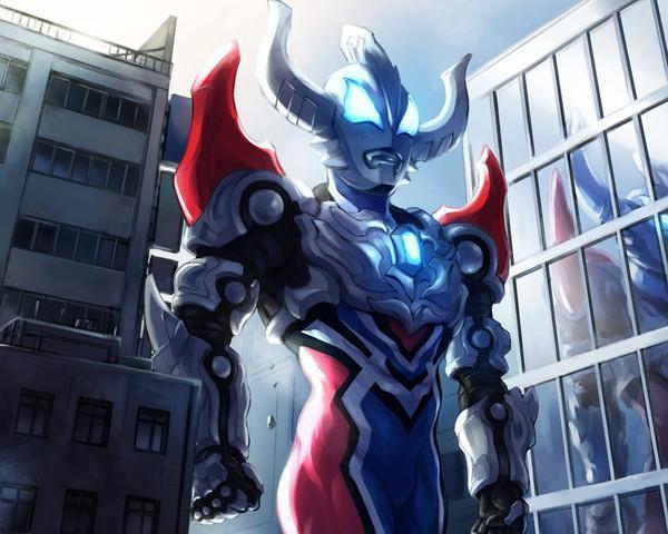 这是由网友画师自绘的"捷德奥特曼"的插画,帅炸了,有没有?