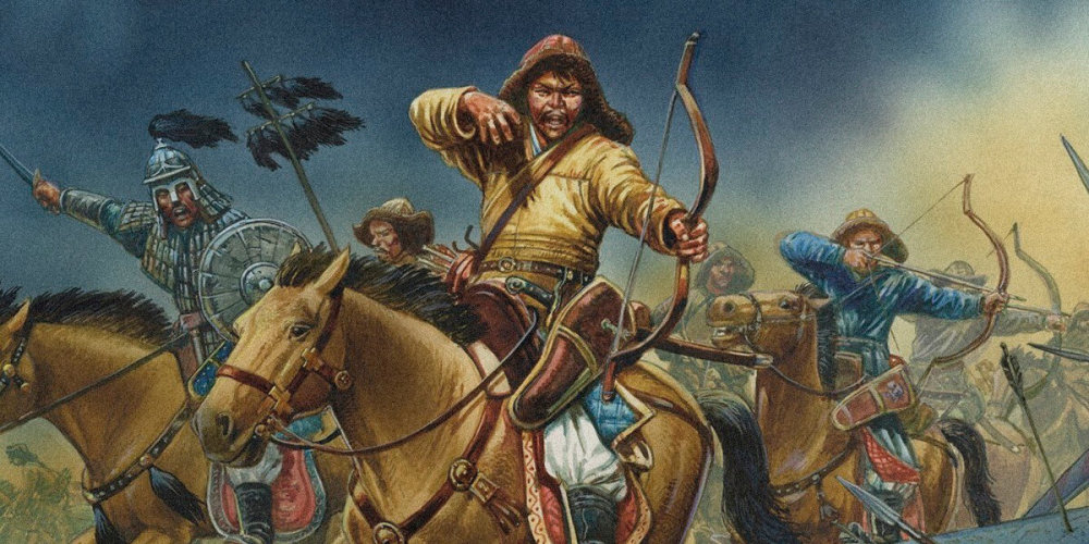 看到城里人追杀出来,蒙古骑兵像惊恐的小羊羔一样惊慌逃走,玉龙杰赤人