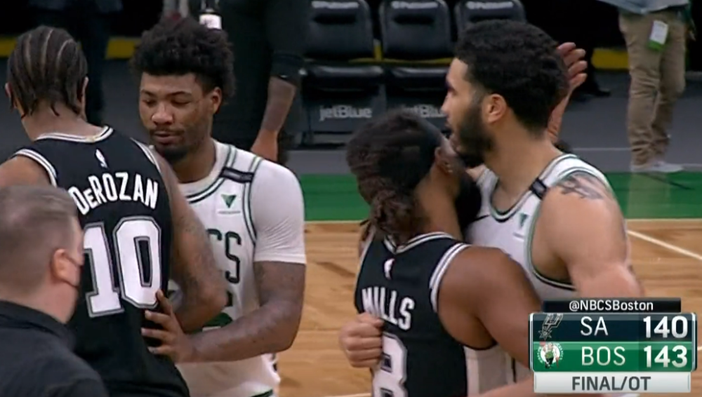 塔图姆 落后32分翻盘！NBA史诗级逆转：又见单场60分，塔图姆狂亲儿子庆祝
