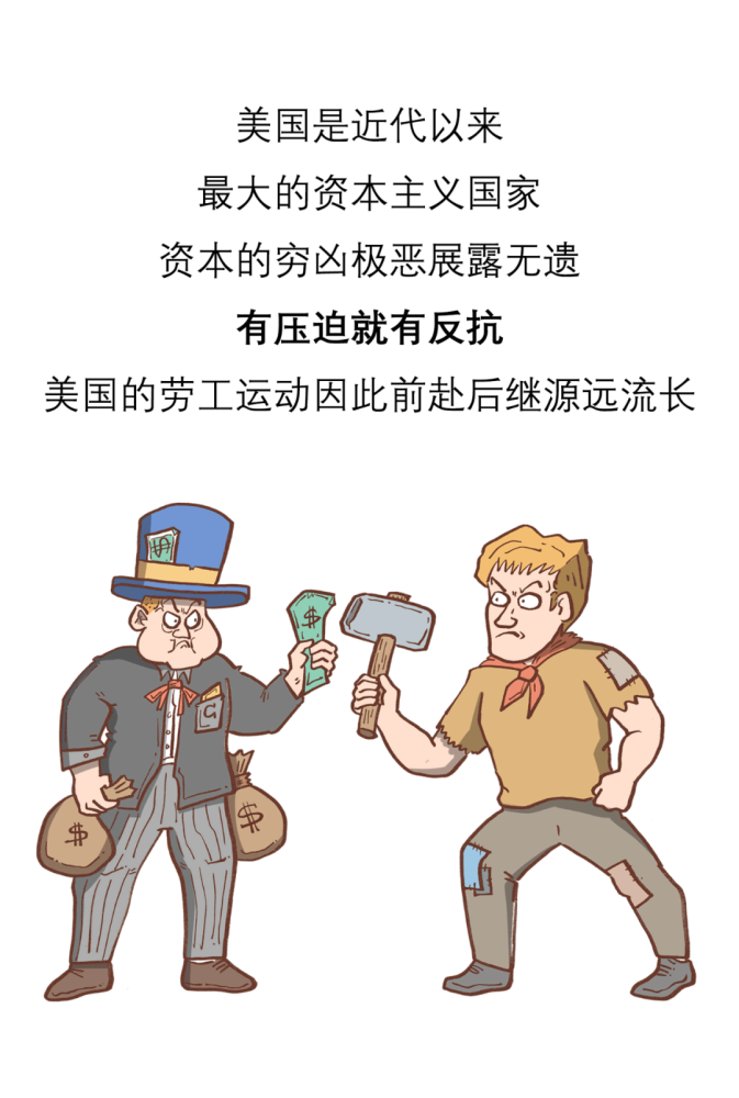 劳动节的历史渊源:美国劳工运动简史