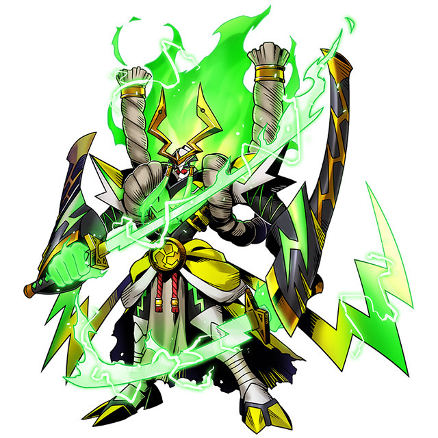 五神合一的神祇,会是怎样的强者呢|日本|数码兽|雷电