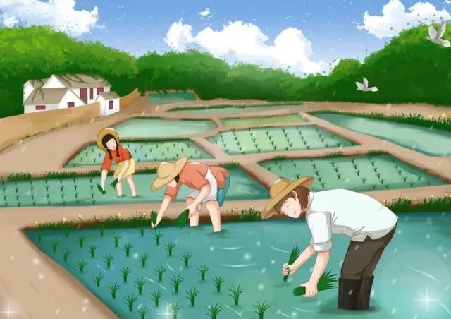 在这首诗中,诗人用寥寥数字,描绘出了妇女们采集芣苢(车前子)的景象.