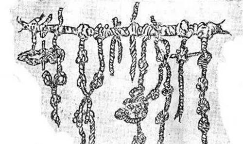 ",在上古时期,由于没有文字,先祖为了方便统计,于是采用"结绳而治"