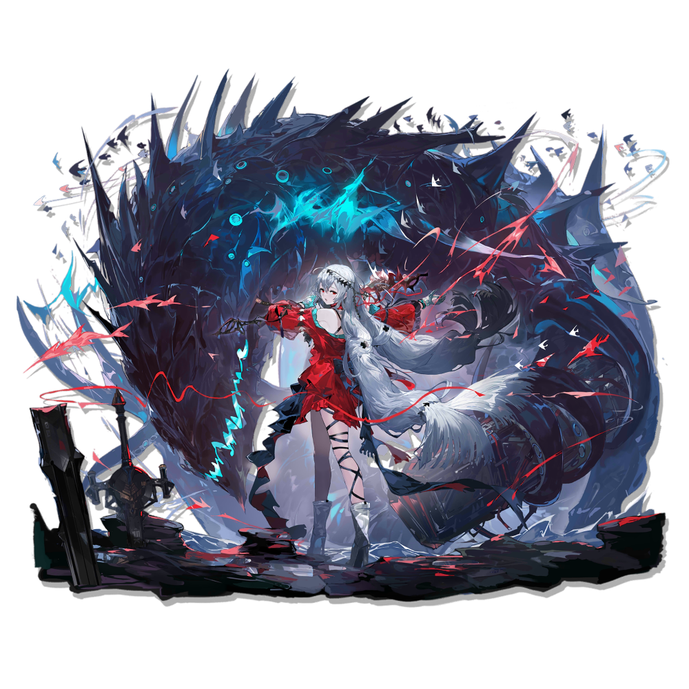 明日方舟浊心斯卡蒂数据资料详解红蒂我看谁还敢再说忧郁蓝调