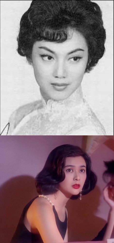 关之琳完全遗传了妈妈的鼻子优势啊!
