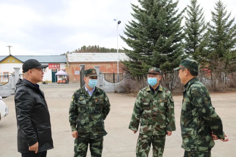 塔河航空护林站,塔丰林场,十八站乡走访慰问"五一"节日期间坚守在防火