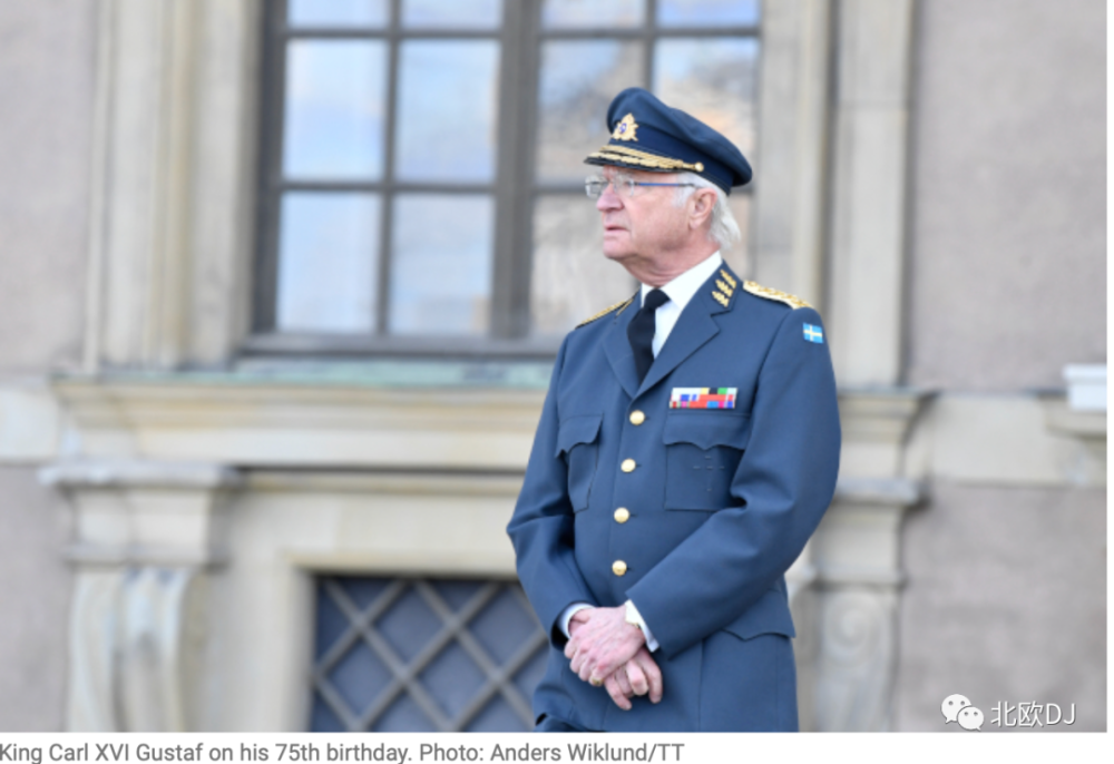 瑞典国王周五75岁生日 简单度过