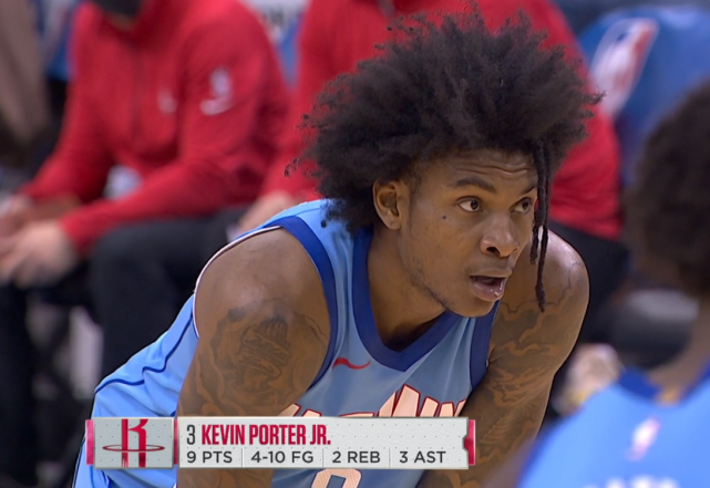 就你叫波特就你砍50分嘴哥锁死火箭进攻箭头这防守该考虑考虑一阵了