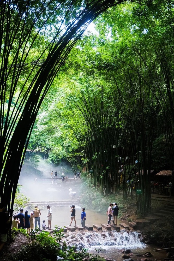 平乐古镇天府川西竹海游客量趋于饱和