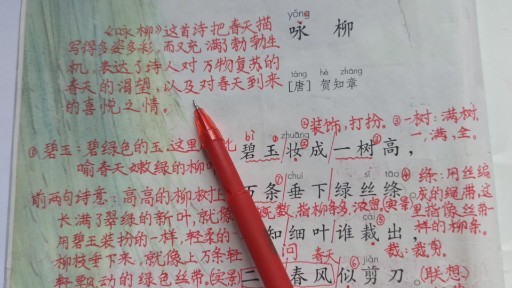 部编版二年级下册语文第一课古诗二首咏柳