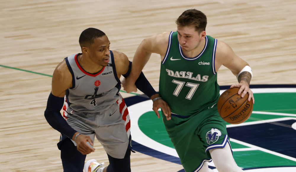 nba 31分12个篮板20次助攻 东契奇力压韦少创纪录